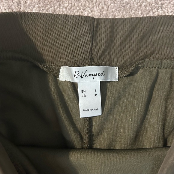 Dark green high waist ruched skirt - Picture 3 of 3